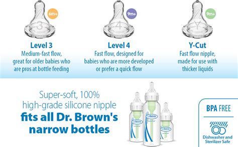 dr brown number 2 nipple|Dr Brown Nipple Flows & 6 Levels [Comprehensive。